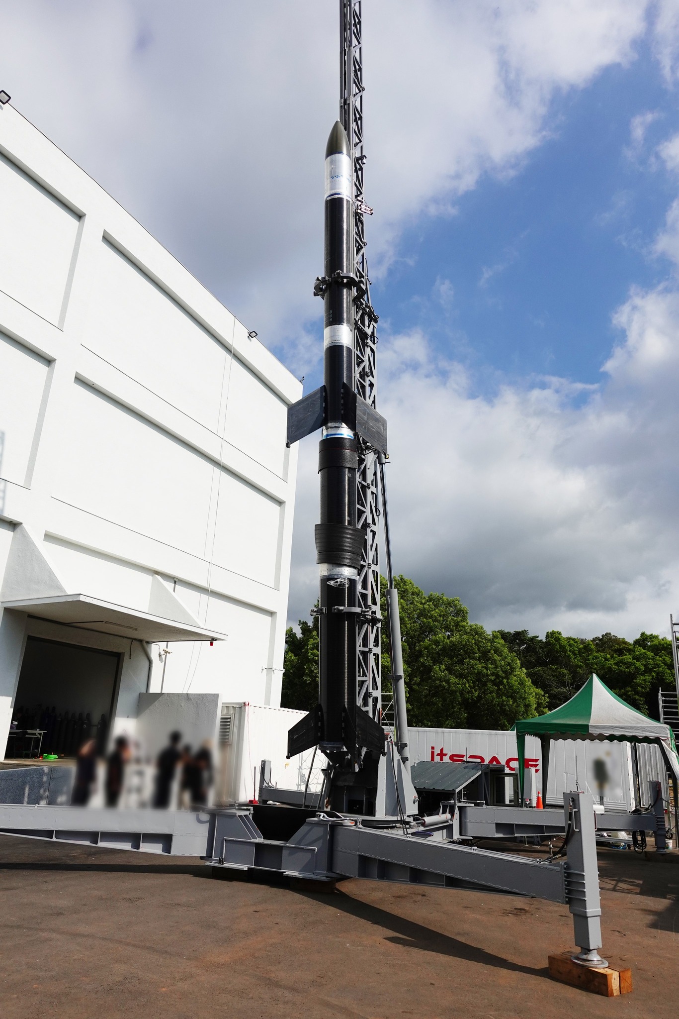 混合式燃料火箭VP01。(X@jtspace_jp)