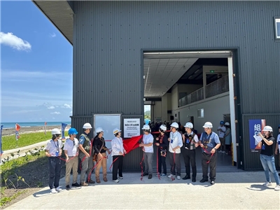 旭海科研火箭發射場域組裝廠與控制中心27日啟用。(圖：TASA)