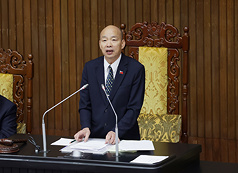 立法院長韓國瑜 (中央社資料照片)
