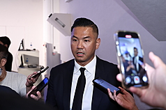 宏國象有意加入，PLG職籃聯盟聲明「樂觀其成」。圖為PLG副會長陳建州。(中央社)