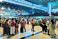 今年1至4月的出國旅次，較去年同期增加1成以上，據此推估，今年全年可望改寫台灣出國旅次的新高。資料照。
