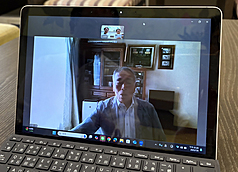 日本海上自衛隊退役將領、前潛水艦隊司令官矢野一樹8日接受中央社記者視訊專訪。