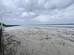 連日豪雨不斷，台水31日指出，多處集水區泥沙大量沖刷，造成原水濁度急遽升高，嚴重影響取水與淨水處理程序，已啟動跨區應變機制，全力投入災害應變。（台水公司提供）