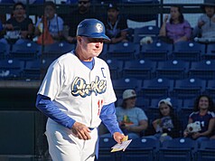 洛杉磯道奇隊小聯盟1A總教練舒梅克（John Shoemaker）。
