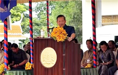 柬埔寨總理洪馬內(Hun Manet)14日表示，由於柬埔寨與泰國的緊張局勢升溫，軍方將從明年起徵召平民入伍。(翻攝Hun Manet臉書)