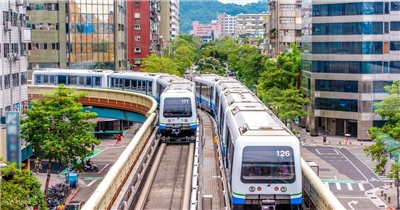 城鎮韌性演習台北市登場， 捷運正常運行，但只進不出。(中央社資料照片)