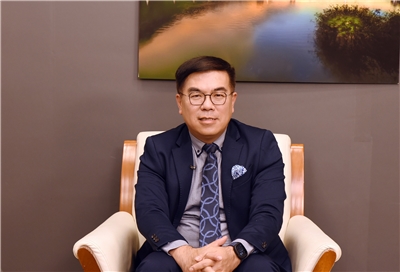 環境部長彭啓明11日接受央廣專訪。(Rti)