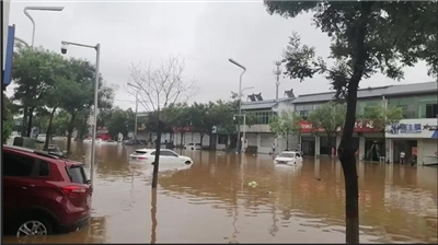 北京與週邊華北省分28日暴雨加劇(資料照)(圖:新華社)