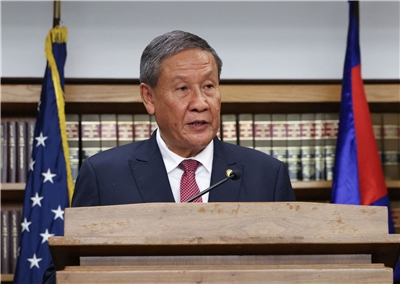 柬埔寨駐聯合國大使喬恰(Chhea Keo)。檔案照。 