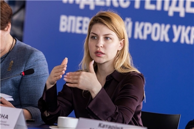 烏克蘭前司法部長特法尼希納(Olga Stefanishyna)受任命為新任烏克蘭駐美大使。(擷自X@StefanishynaO)