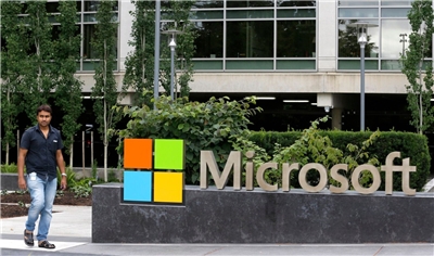 圖為微軟公司華盛頓州總部。 (美聯社/達志影像)