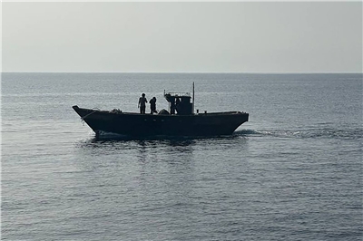 圖為越界的北韓船隻。 (AFP)