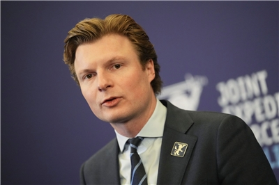 荷蘭國防部長布瑞克曼(Ruben Brekelmans)4日呼籲對莫斯科實施更嚴厲的制裁。資料照。(美聯社/達志影像)