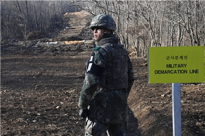 兩韓軍事分界線(Military Demarcation Line)。資料照。 