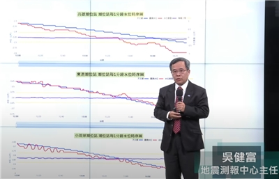 地震中心主任吳健富。(圖：氣象署)