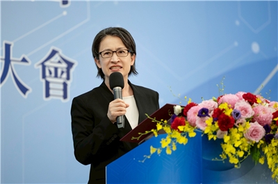  副總統蕭美琴25日出席「中華民國工商協進會第26屆第4次會員大會」。(圖:總統府)