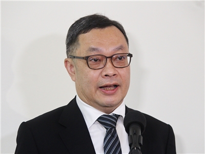 外交部政務次長陳明祺16日在立法院表示，我方會在維護國家利益等前提下，持續與美方溝通關稅議題 (央廣記者王照坤 攝)