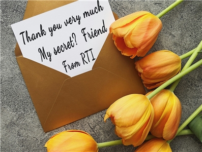 Thank you to my secret? friend