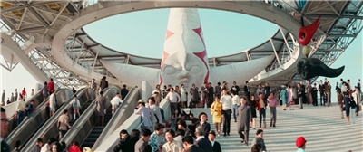 中影1970年推出電影《萬博追踪》，紀錄55年前大阪萬博盛況。(國家影視廳中心提供)
