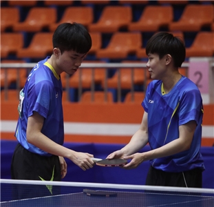 台灣「黃金混雙」林昀儒、鄭怡靜 ( 中央社資料照片)