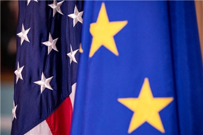 美歐27日會商貿易協議。 (示意圖)