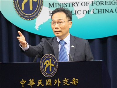 外交部亞太司司長藍夏禮1日表示，目前循例辦理努力讓我代表團能順利前往索羅門群島參加「台灣中華民國與PIF國家對話會議」 (央廣記者王照坤 攝)