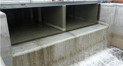 圖為日本東京電力公司福島第一核電站2023年10月5日開始進行第二輪核處理水排放入海。