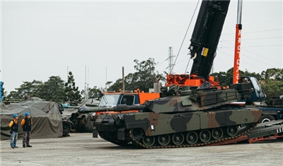 台灣對美採購108輛「地表最強戰車」的M1A2T戰車，首批已在2024年底抵台。資料照。(圖：青年日報)
