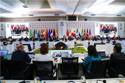 G20各國財長和央行總裁18日發表聯合聲明，強調央行獨立重要性並承諾加強合作。(FB@G20 South Africa)