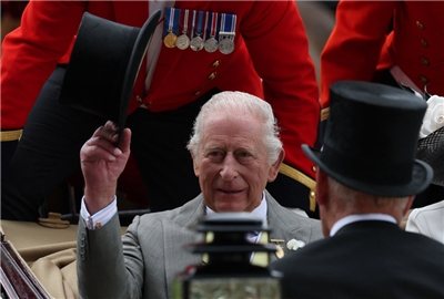 英國國王查爾斯三世(King Charles III)。資料照。