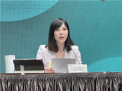 行政院發言人李慧芝。資料照。(鄭佑漢 攝)