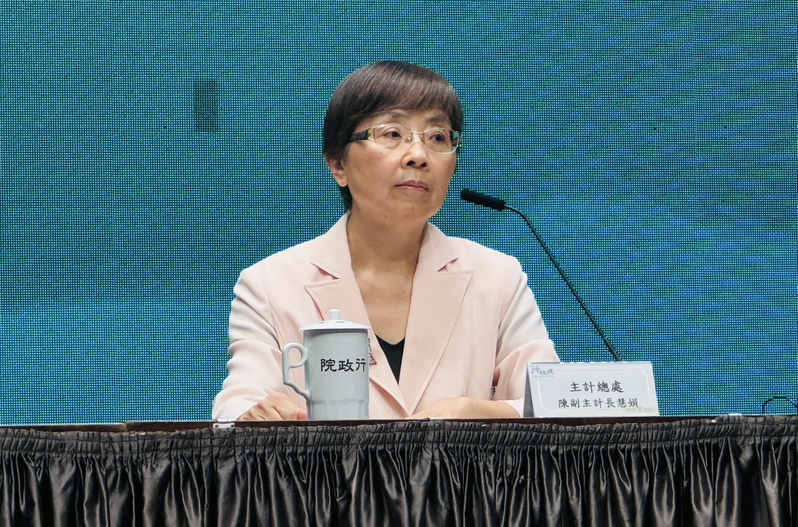 行政院主計總處副主計長陳慧娟28日表示，一般性補助款依法要協助地方均衡發展。資料照。(鄭佑漢 攝)