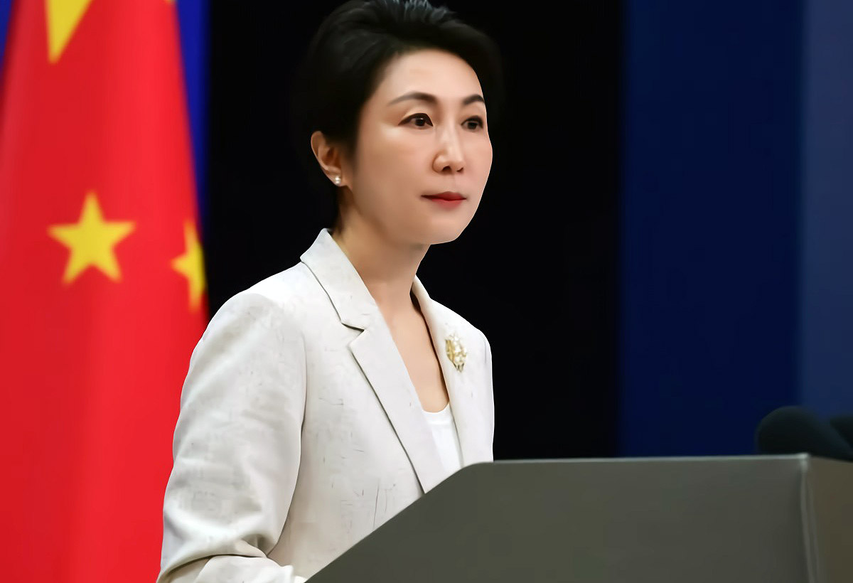 中國外交部發言人毛寧。資料照。(FB＠MFA.CHN)