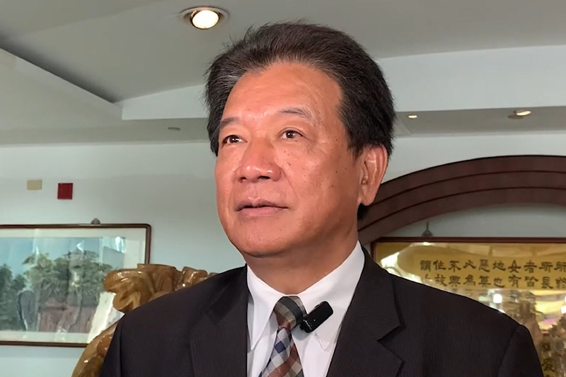 前台南議長郭信良涉光電弊案，訊後200萬交保。 (檔案照)
