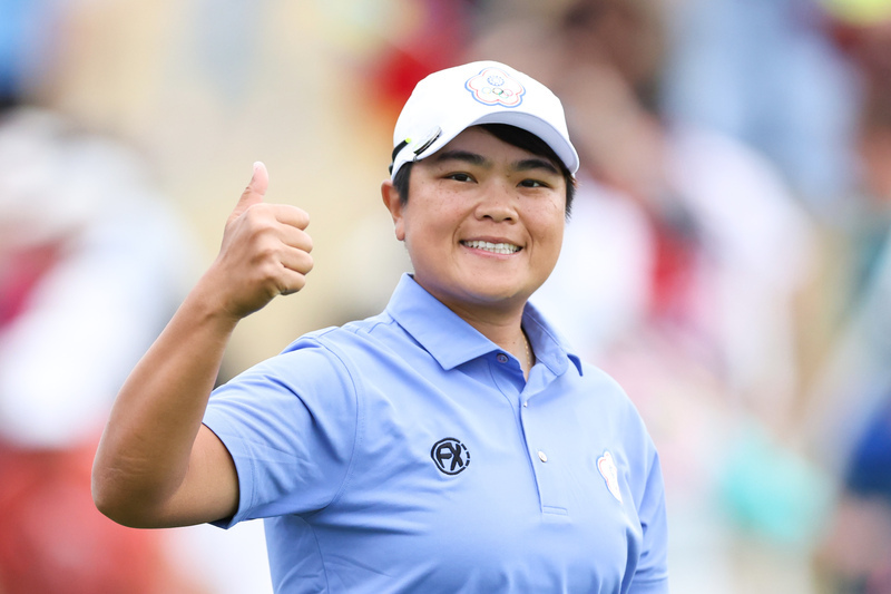LPGA波特蘭菁英賽第3回合 錢珮芸並列第17名。 (檔案照)