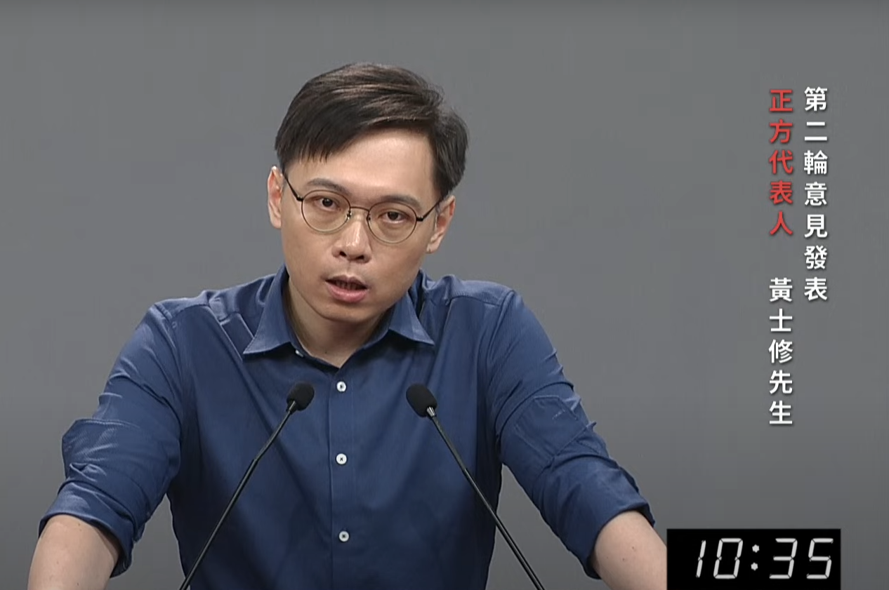 核能流言終結者創辦人黃士修。(翻攝YouTube直播)