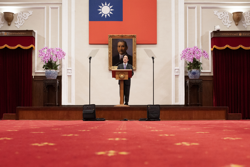 賴清德總統23日晚間對於823第二波罷免案及「重啟核三」公投投票結果發表談話。