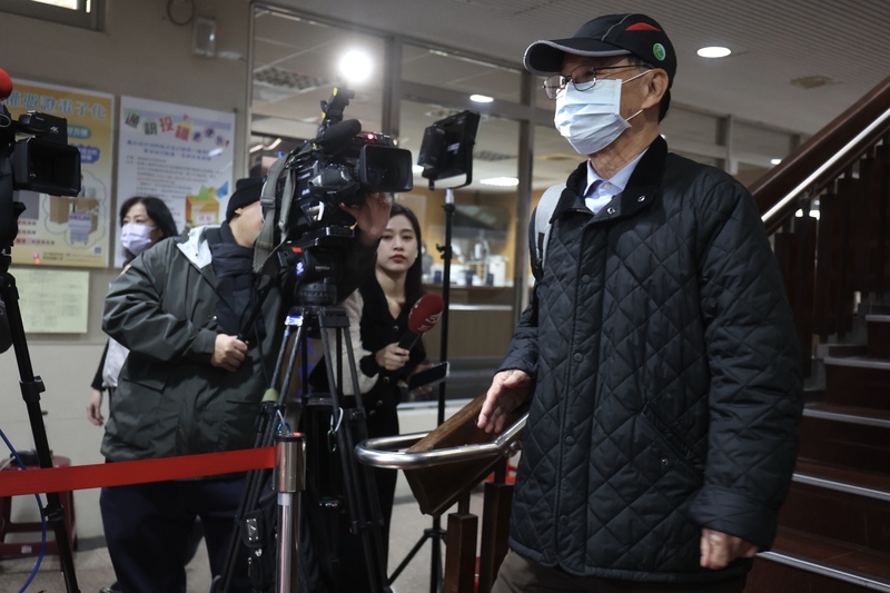 台北地方法院審理京華城案，28日勘驗前台北市副市長彭振聲偵查期間的偵訊錄音、錄影。資料照。(圖:中央社)