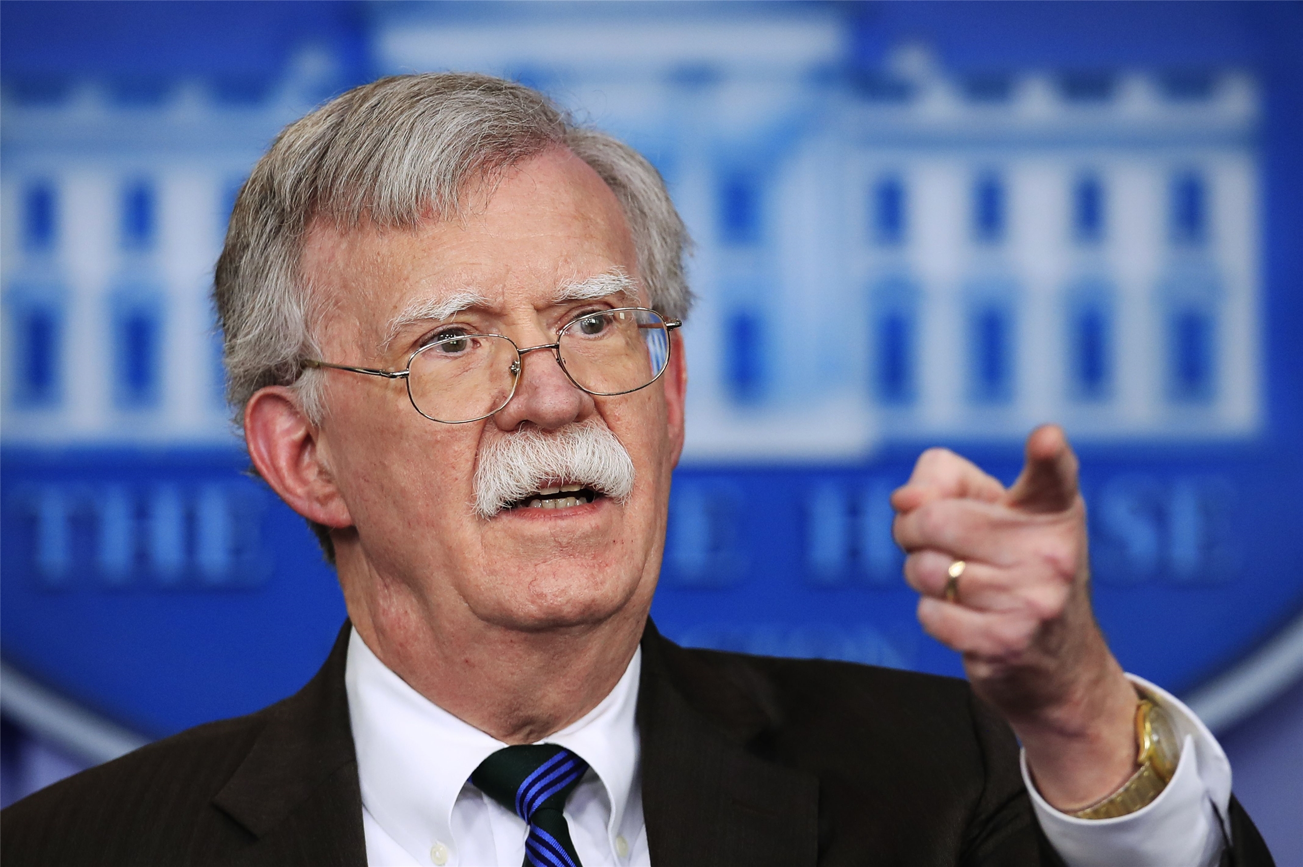 前白宮國安顧問波頓(John Bolton)。(美聯社/達志影像)
