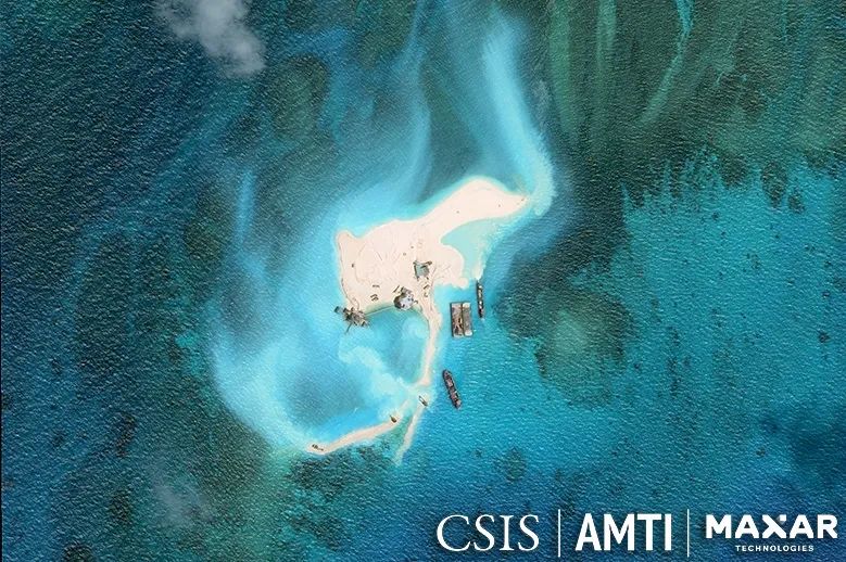 CSIS：南沙群島填海造陸，越南規模將超越中國。(圖：amti官網)