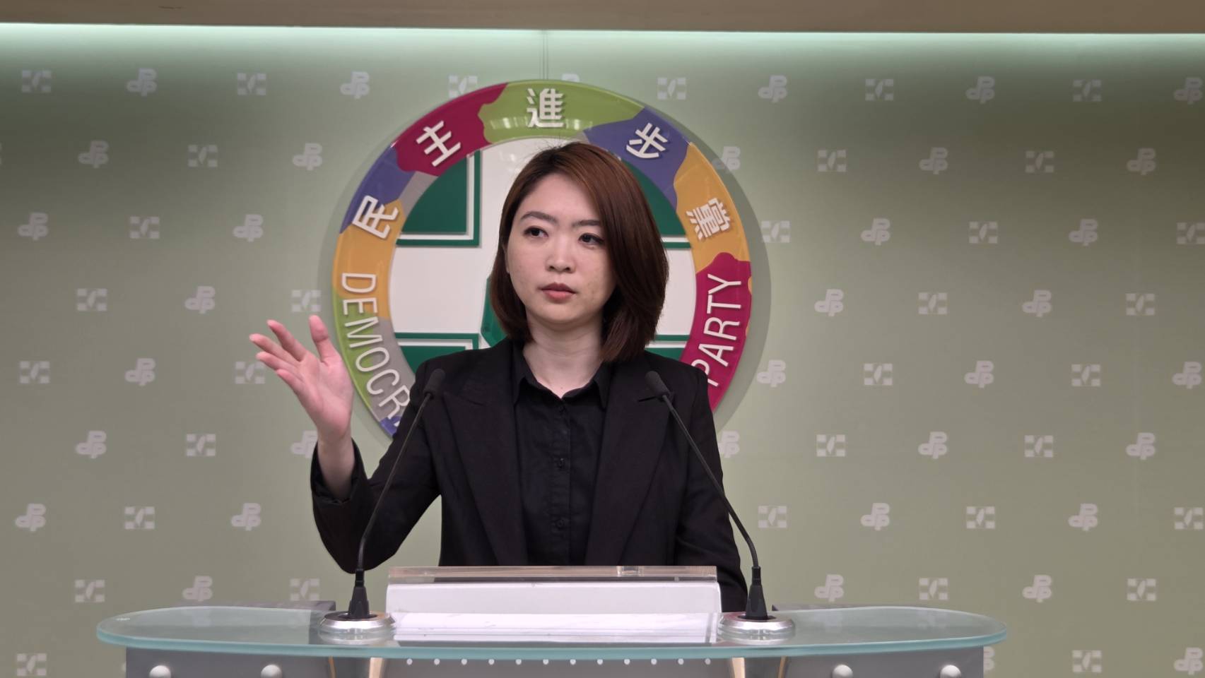 民進黨發言人韓瑩。資料照。(劉玉秋攝)