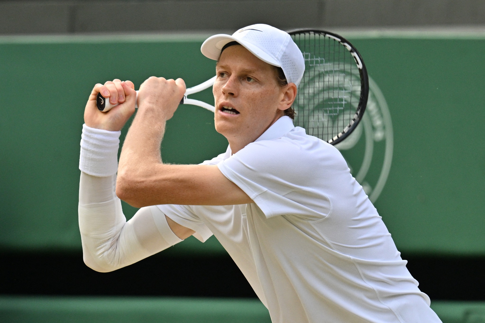 義大利球王辛納（Jannik Sinner）退出美網混雙。(資料照片)