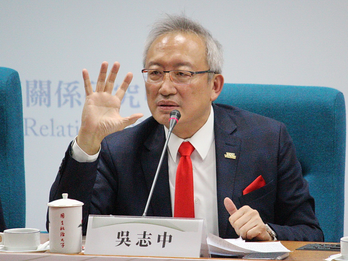 針對中國威脅，外交部政務次長吳志中在外媒專訪中表示，台灣的防衛戰略應建立在「三個支柱」上 。(央廣檔案/記者王照坤 攝)