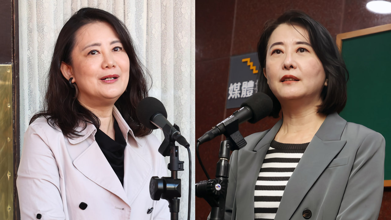 針對1日公告的強化韌性特別條例，朝野各有看法。左為民進黨團幹事長吳思瑤、右為國民黨團書記長王鴻薇。資料合成照。(圖:中央社)