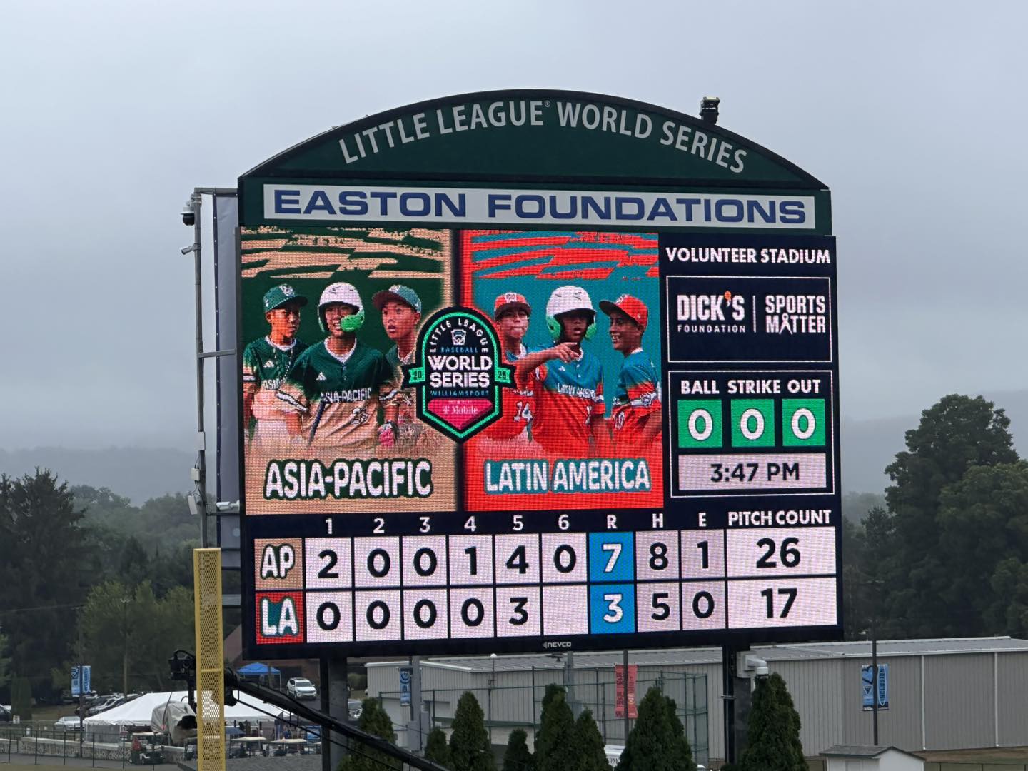 代表亞太區出戰威廉波特世界少棒錦標賽的台灣小將，20日以7比3擊敗代表拉丁美洲區的委內瑞拉隊，晉級國際組冠軍賽。(台北東園國小臉書)