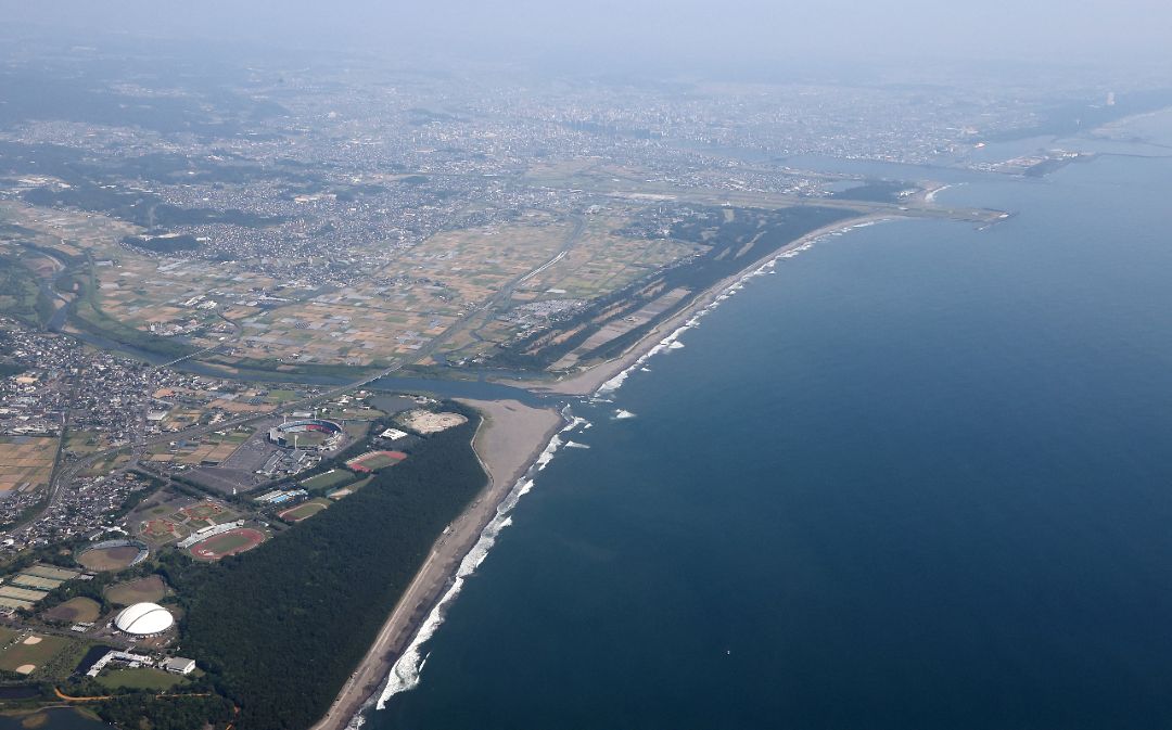 日本2024年8月宮崎曾發生規模7.1地震，因震央所在日向灘海域靠近「南海海槽」，一度引發高度關注。資料照片(AFP)