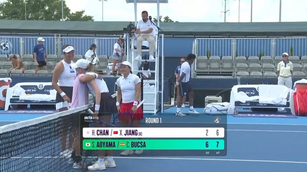 在美國舉行的世界女子職業網球協會(WTA)辛辛那提網球公開賽，台灣女將詹皓晴與中國搭檔蔣欣玗名列女雙第8種子，無緣前進16強。(臉書)