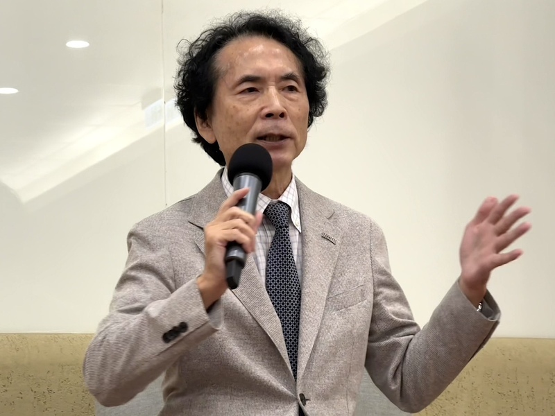 日籍學者小笠原欣幸(圖)。(中央社)