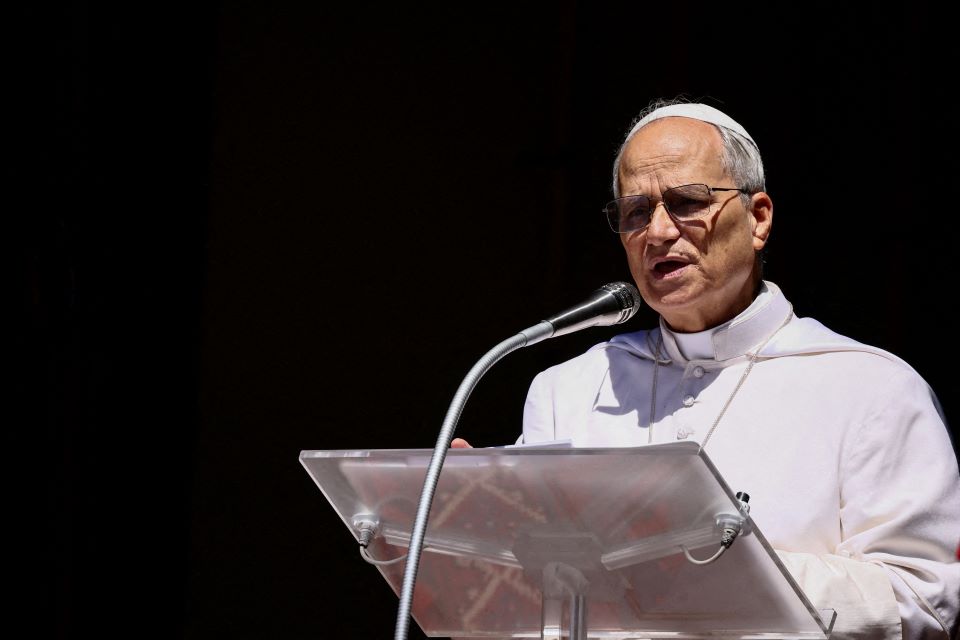 天主教教宗良十四世(Pope Leo XIV)。(檔案照)