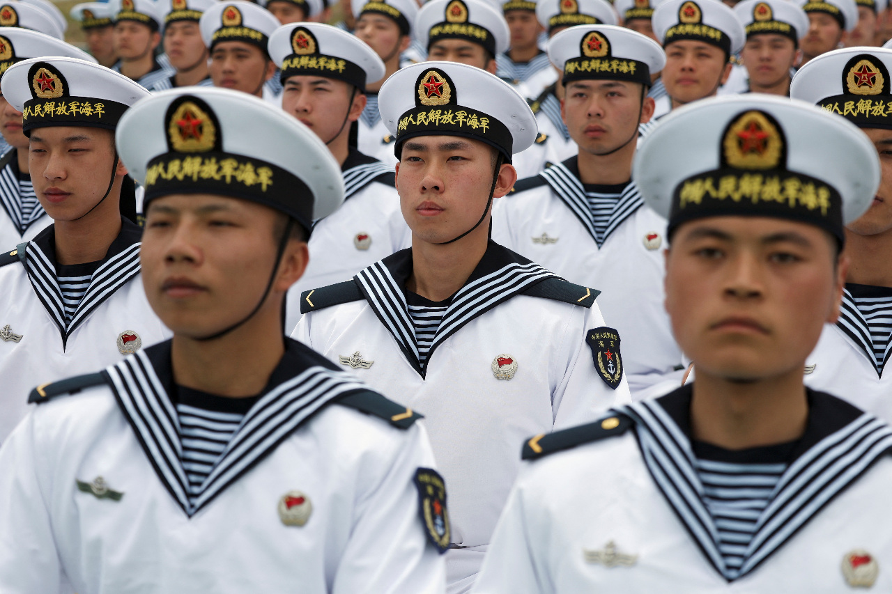 中共解放軍現在是世界上最大的海軍。(路透社/達志影像)